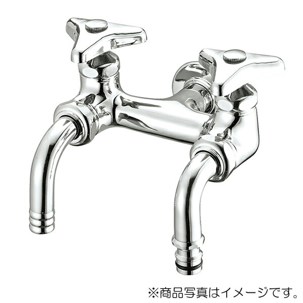 SANEI　散水用二口ホーム水栓（固定コマ仕様） 一般地用　【品番：F136V-13】