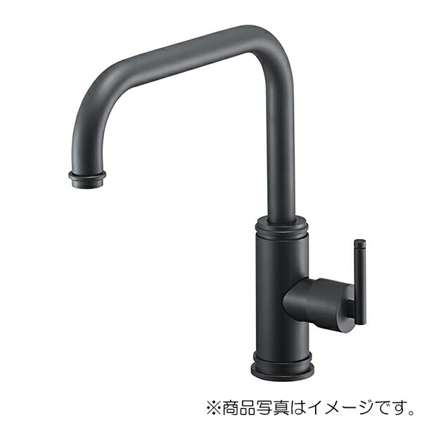SANEI　cye　シングルワンホール混合栓 一般地用　マットブラック　【品番：K87410JV-S-MDP-13】