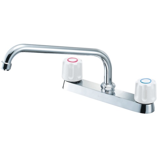 ＳＡＮＥＩ　ツーバルブ台付混合栓　【品番：K611-W】