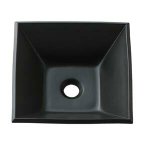 SANEI　洗面器（信楽焼）　ブラック　【品番：HW10221-D】