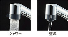 SANEI　シングルワンホール切替シャワー混合栓 一般地用　【品番：K8711MEJV-13】_1