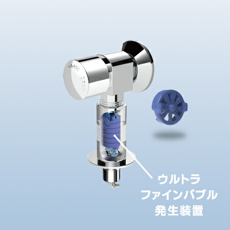 SANEI　FB洗濯機用送り座水栓 ウルトラファインバブル発生装置内蔵 一般地用　【品番：Y1433T6V】_1