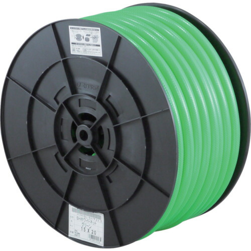 三洋化成　サンヨー　ホワイトネットホース１５×２０　グリーン　５０ｍドラム巻　【3巻】　【品番：WN-1520H50G】