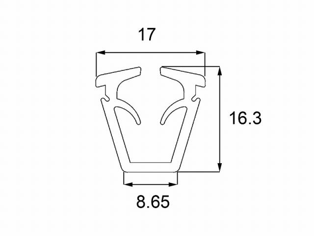 LIXIL（新日軽）　グレチャン（メンテ用GC-1262 L=20M）　ブラック系　【品番：SVCT315L20】 10,102円