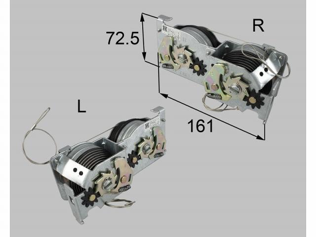 LIXIL（新日軽）　ダブルバランサー（ダブルハング用）　シルバー　【品番：3PHA045】