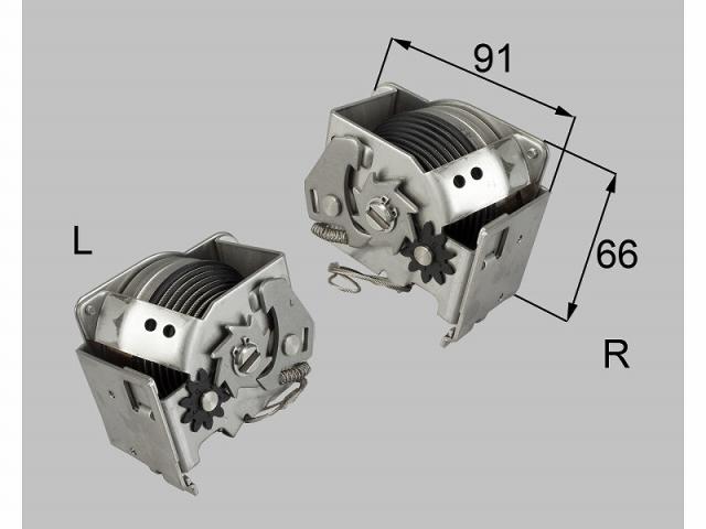 LIXIL（新日軽）　浴室用シングルバランサー（シングルハング用）　シルバー　【品番：4PGB011】