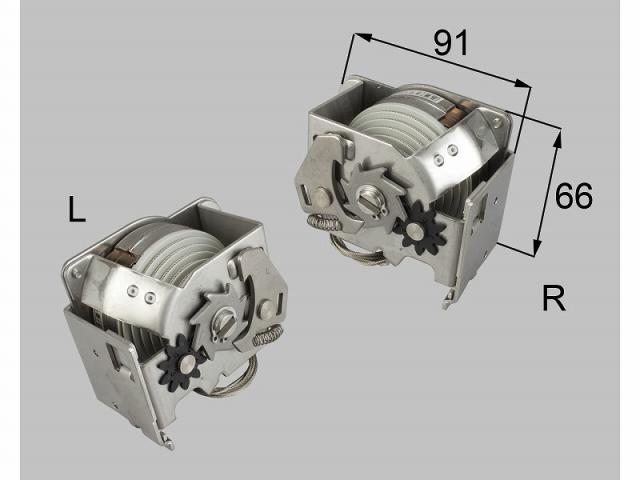 LIXIL（新日軽）　浴室用シングルバランサー（シングルハング用）　シルバー　【品番：4PGB039】