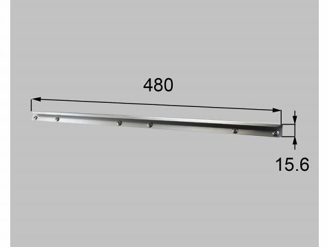 LIXIL（新日軽）　防犯用バール返しセット（L=480）　シルバー　【品番：SVE818S05】