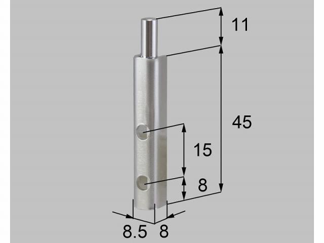 LIXIL（新日軽） 明かり障子くっ付ける金具 しろがね色 【品番：SYC113S02】