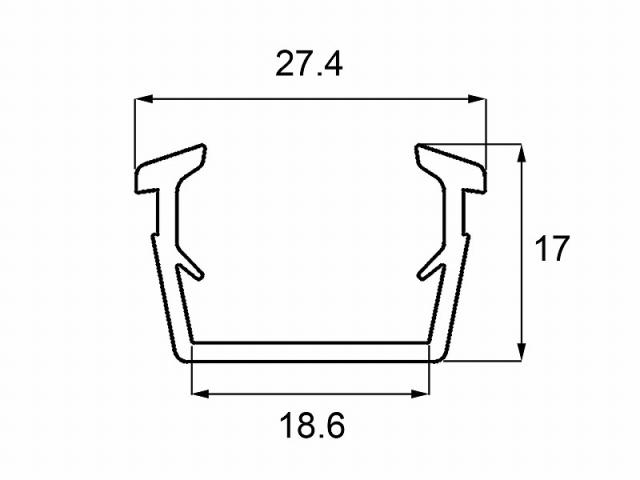 LIXIL（新日軽）　グレチャン（メンテ用GC-1184 L=20M）　ブラック系　【品番：SYQT425L20】