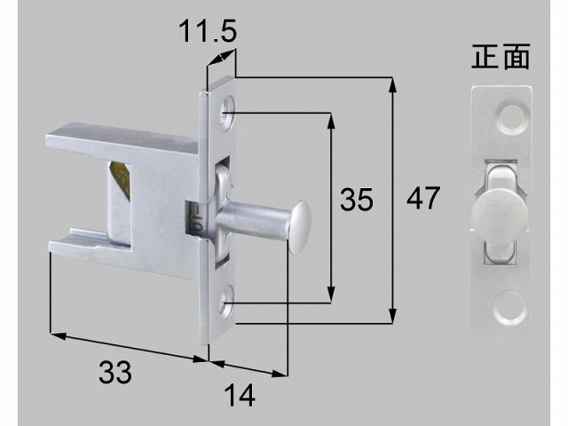 LIXIL（新日軽）　ロッド（R）　自然色　【品番：SYH265RS01】