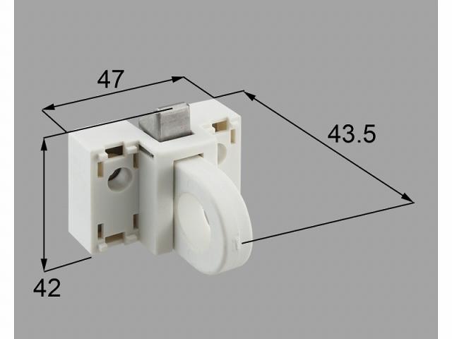 LIXIL（新日軽）　トップラッチ　ホワイト　【品番：H8TL1010】 13,211円