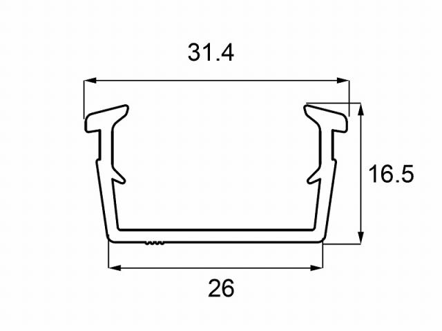 LIXIL（新日軽） グレチャン（維持用GC-1190 L=20M） 黒いこと系 【品番：SYQT431L20】