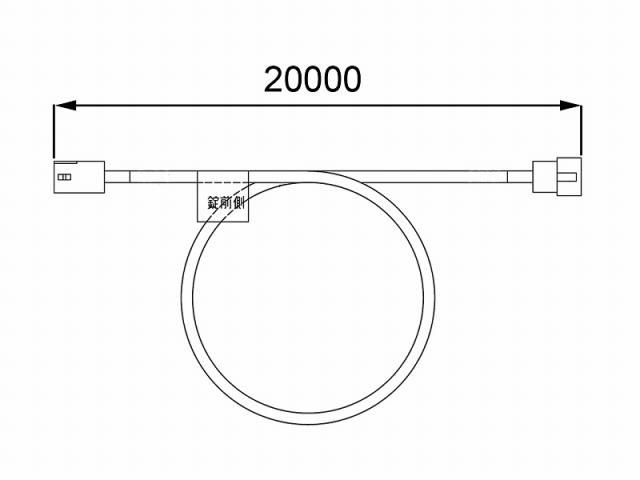 LIXIL（新日軽）　枠内配線コード（9芯20M）　グレー系　【品番：A8EW1211】 15,431円