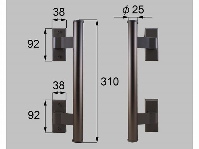 LIXIL（新日軽）　固定ハンドル　こはく　【品番：SYJG47S01】