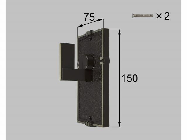 LIXIL（新日軽）　F型錠内掛け受けセット（両開き用）　アンバー　【品番：C8AAB0219】 10,181円
