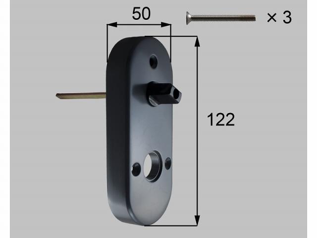 LIXIL（新日軽）　RB型錠内部化粧座セット掛側（片開き用）　ファイングレー　【品番：F8AAB1376】 7,604円