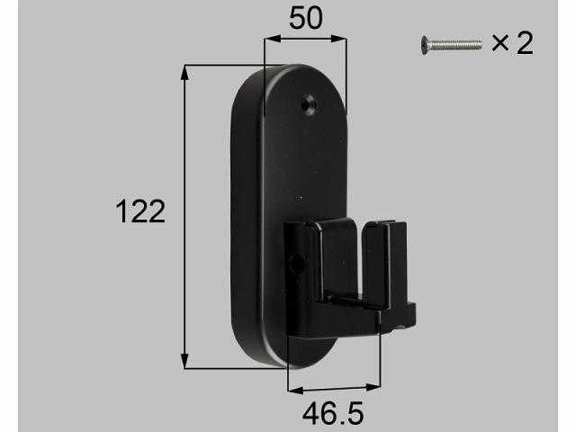 LIXIL（新日軽）　NB型錠内部化粧座アーム受セット（両開き用）　ブラック系　【品番：S8DL1366】 10,328円