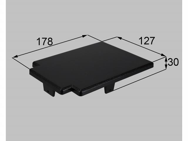 LIXIL（新日軽）　門柱キャップ　ブラック系　【品番：SVCT143S01】