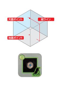 シンワ測定　レーザーロボ Neo 11P BRIGHT縦・天墨・地墨　【品番：77389】_2