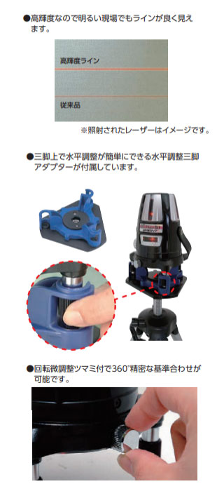 シンワ測定　レーザーロボ Neo 11P BRIGHT縦・天墨・地墨　【品番：77389】_3