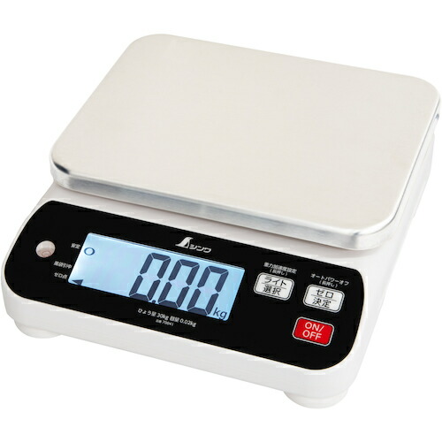 シンワ測定　シンワ　デジタルはかり　ＷＰ　３０ｋｇ　　　防塵防水　取引証明以外用　【品番：70041】