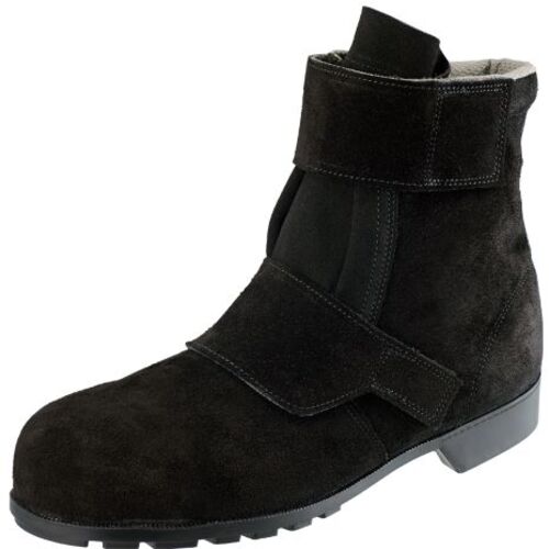 シモン　安全靴　中編上　マジック式　５２８黒床靴　２４．５ｃｍ　【品番：528BKT-24.5】