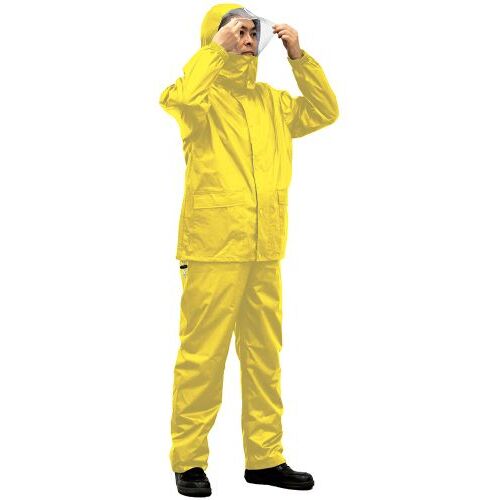 シモン　作業用雨具　レインウェア　イエロー　Ｌ　【品番：RAINWEAR-YELLOW-L】 6,495円