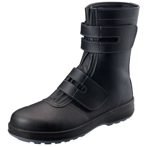 シモン　安全靴　長編上　マジック式　ＳＳ３８黒　２４．５ｃｍ　【品番：SS38-24.5】