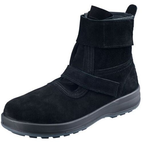 シモン　安全靴　中編上　マジック式　ＷＳ２８黒床　２６．０ｃｍ　【品番：WS28BKT-26.0】