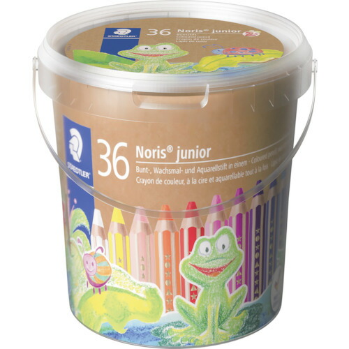 ステッドラー日本（STAEDTLER）　７４７４２７）ノリス　ジュニア色鉛筆　１８色３６本セット　【品番：140 C36】