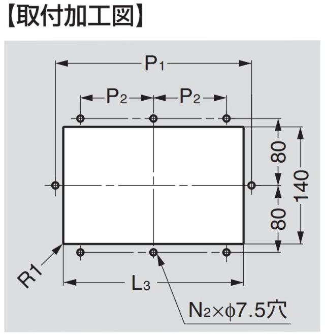 スガツネ工業　LAMP　オールステンレス鋼製掘込メガ取手 HH-M型　【品番：HH-M400】_2