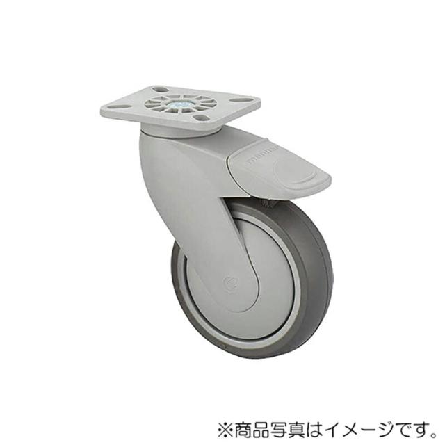 スガツネ工業　MANNER　Tango 単輪キャスター GKL型 プレートタイプ　【品番：GKL-JG-S-125PTE-K】