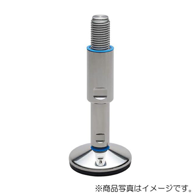 スガツネ工業　ステンレス ハイジェニックアジャスター HGA-3A型　【品番：HGA-3A60-16150KF】