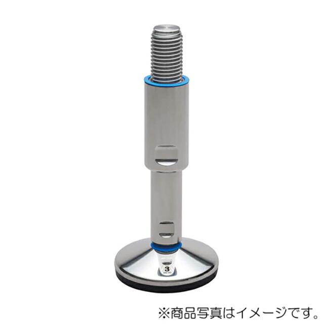スガツネ工業　ステンレス ハイジェニックアジャスター HGA-3A型　【品番：HGA-3A60-16210KF】