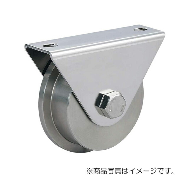 スガツネ工業　LAMP　ステンレス 重量用戸車 JS315型 枠付L型　【品番：JS315-100L】