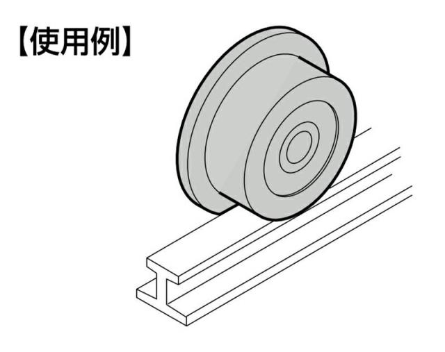 スガツネ工業　LAMP　ステンレス 重量用戸車 JS315型 枠付L型　【品番：JS315-100L】_1