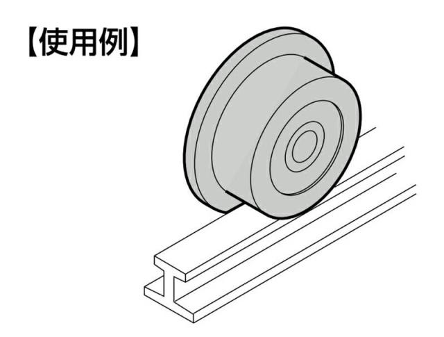 スガツネ工業　LAMP　ステンレス 重量用戸車 JS325型 枠無L型　【品番：JS325-150L】_1