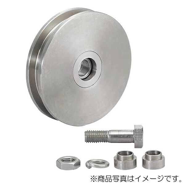 【メール便対応】スガツネ工業　LAMP　ステンレス 重量用戸車 JS380型 枠無コ型　【品番：JS380-90H】