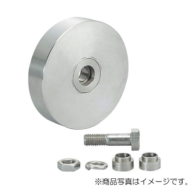 スガツネ工業　LAMP　ステンレス 重量用戸車 JS385型 枠無平型　【品番：JS385-110F】