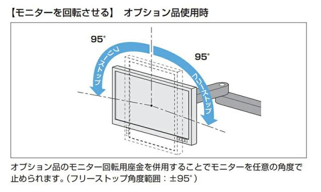 スガツネ工業　LAMP　モニターアーム KA-T100S50-W型/P型 トルク＆補助ロック付 タッチパネル対応　ブラック　【品番：KA-T100S50-P3-BL】_2