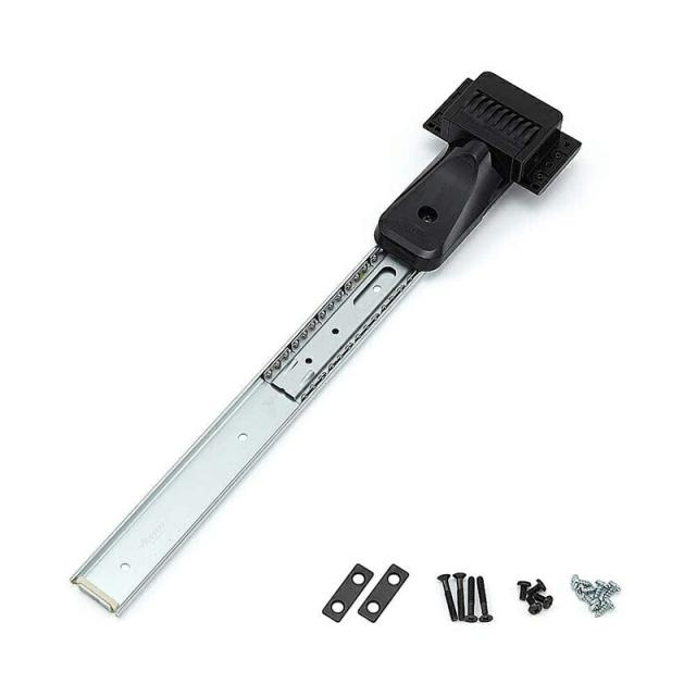 スガツネ工業　LAMP　フリッパードア金具 OV-1型　ブラック　【品番：OV1-15】