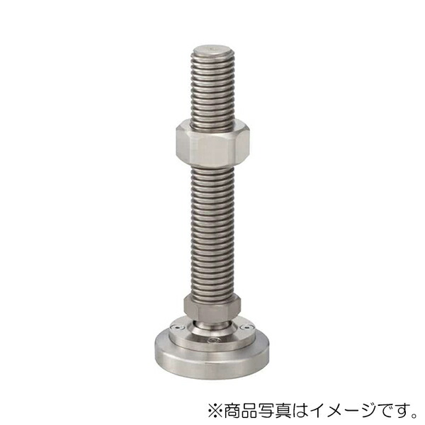 スガツネ工業　超重量用ステンレス アジャスター SDY-TRAS型 首振り機構付　【品番：SDY-TRAS-42-200】