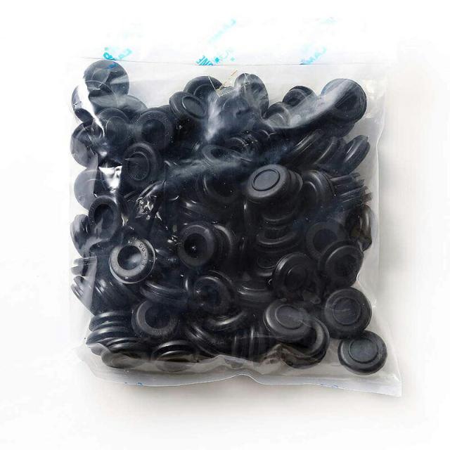 スガツネ工業　膜付グロメット SG型　ブラック　【品番：SG-25-P100】