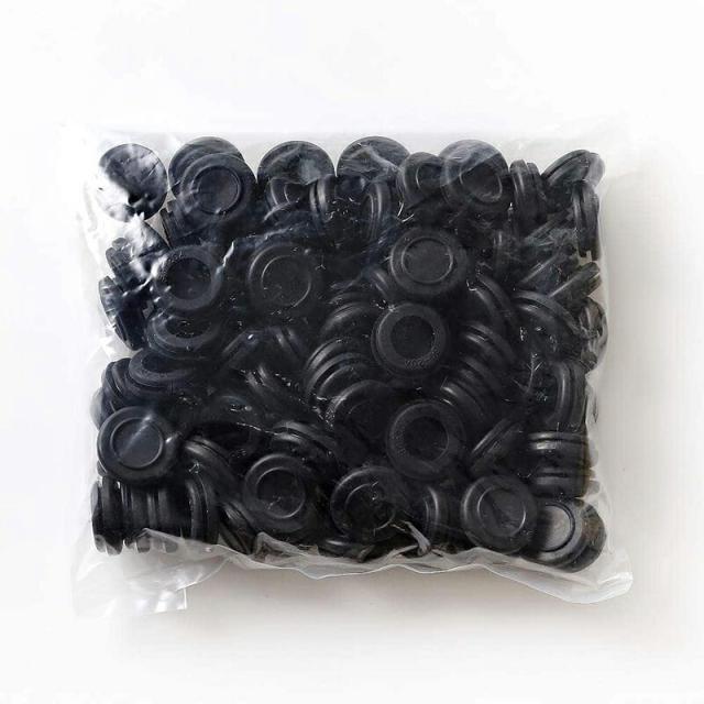 スガツネ工業　膜付グロメット SG型　ブラック　【品番：SG-27-P100】