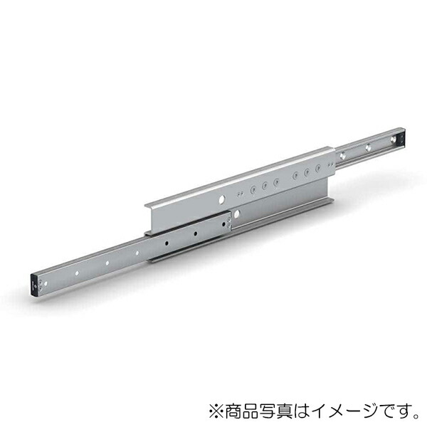 スガツネ工業　Rollon　重量用ローラースライドレール SG-TLR型 ガイドタイプ サイズ18 左用　ブラック　【品番：SG-TLR18P-0290L】