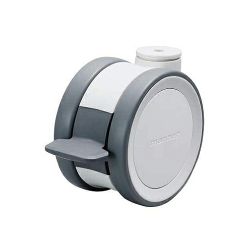 スガツネ工業　MANNER　Twist 双輪クレンリネスキャスター TW型　【品番：TW-JDG-S-125GP-K-LOW-12H】 11,012円