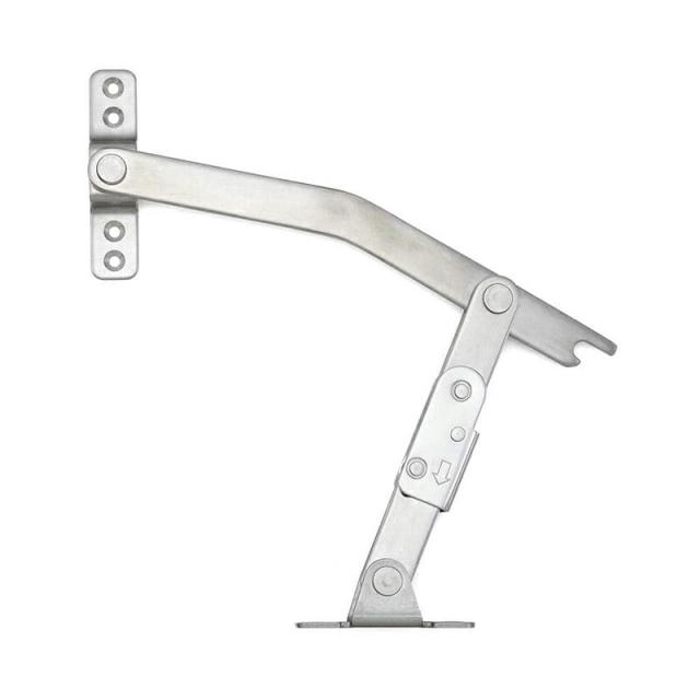 スガツネ工業　LAMP　ステンレス ロック付重量扉用ステー YA-1216型　【品番：YA-1216R】