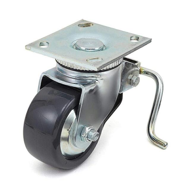 スガツネ工業　DARCOR　重量用キャスター 400シリーズ プレートタイプ 自在車　【品番：SUG-31-404B-PSE】