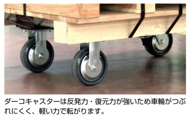 スガツネ工業 DARCOR 重量用キャスター 400シリーズ プレートタイプ